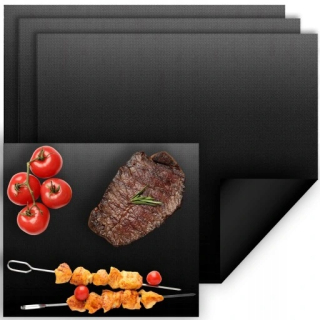 3 x Grilovacia podložka na pečenie Grilovacia podložka do rúry Opätovne použiteľné podnosy